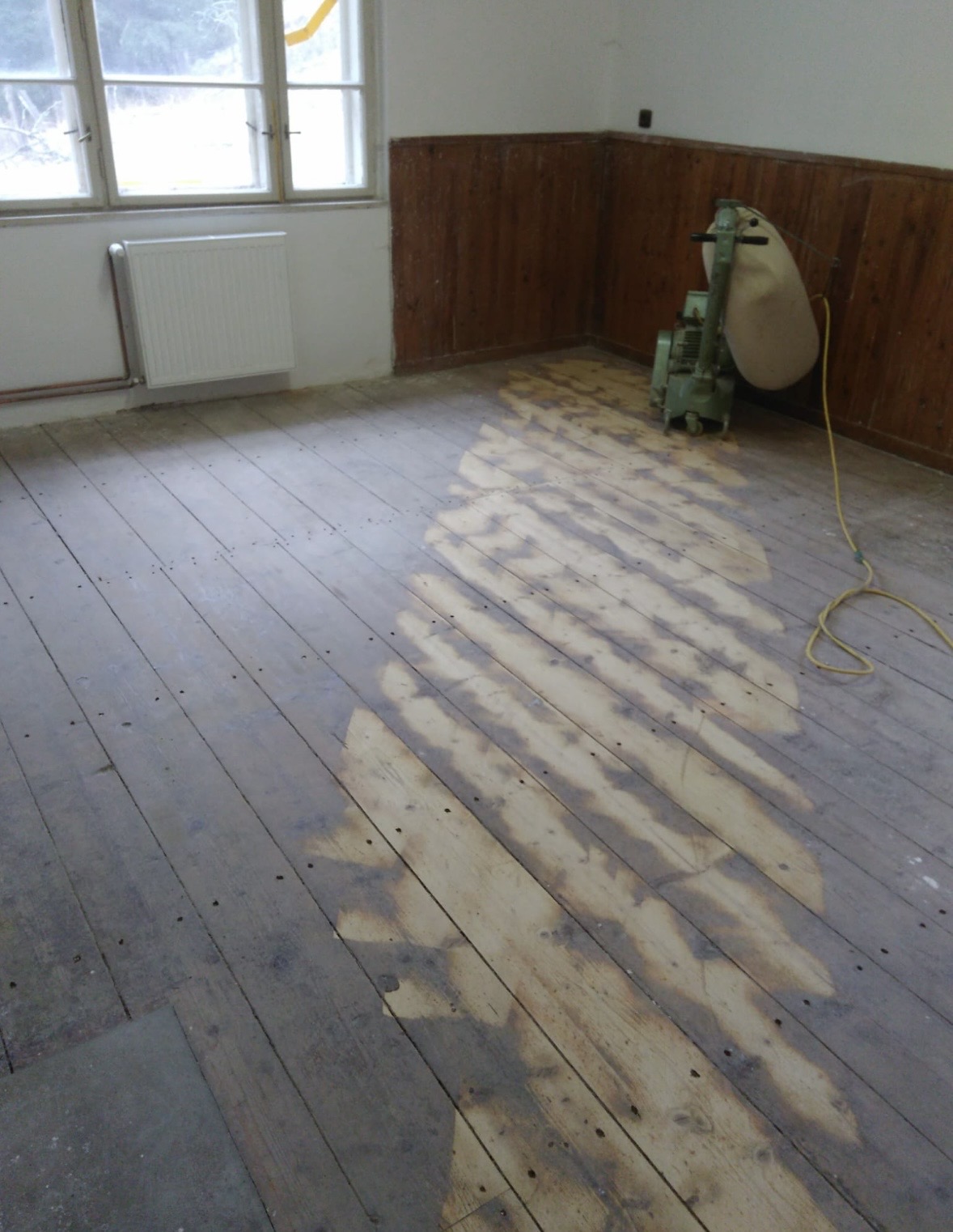Renovace parket v interiéru