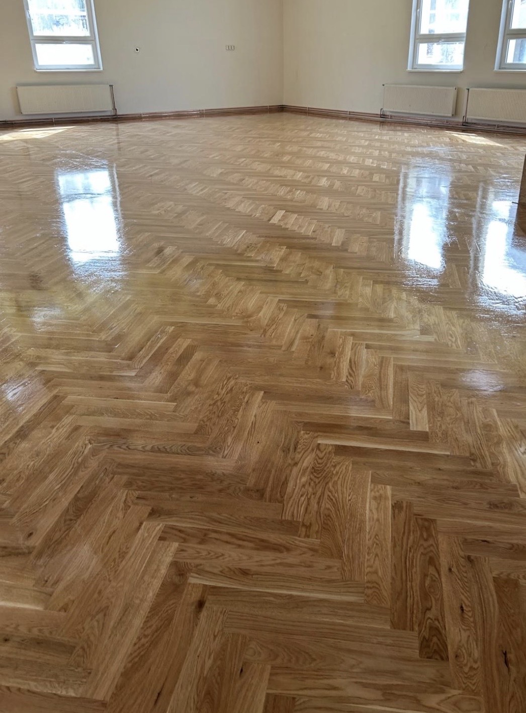 Detailní pohled na podlahu